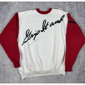VTG Reebok Golf Sweatshirt Mens XL John Daily 90s Grip‎ It And Rip It Crewneck